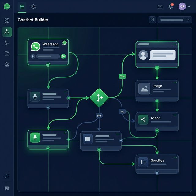 Visual Flow Builder